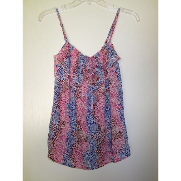 NWT Cotton On Kayla Frill Tank scale print - Picture 6 of 7